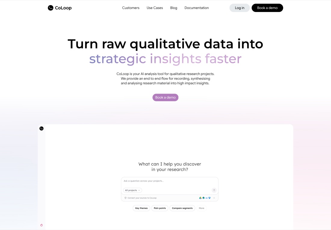 coloop.ai — AI analysis platform for qualitative research